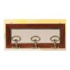 Attaccapanni con 3 ganci, con spazio porta ricamo o merletto di cm 49 x 14