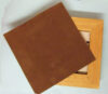 Sottopentola quadrato in legno chiaro-angolo smussato cm 20/vetro cm 11x11 - immagine 2