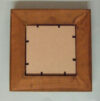 Sottopentola quadrato in legno scuro cm 20x20/vetro cm 11x11 senza velluti - immagine 2