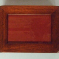 Scatola rettangolare in legno cm 15,5 x 20 x 7,3