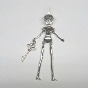 Chiusura con calamita senza occhiello, cilindro  colore oro o argento, cm 0,9 x 0,5