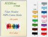 Mouline' di cotone tinta unita aless - immagine 4