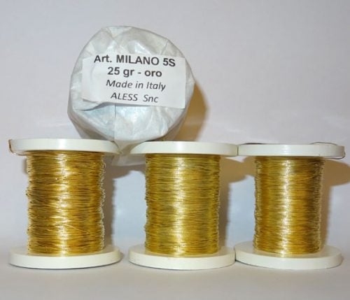 Milano oro fino 990 liscio e lucido-gr 25 misura 4s-5s-6s-7s