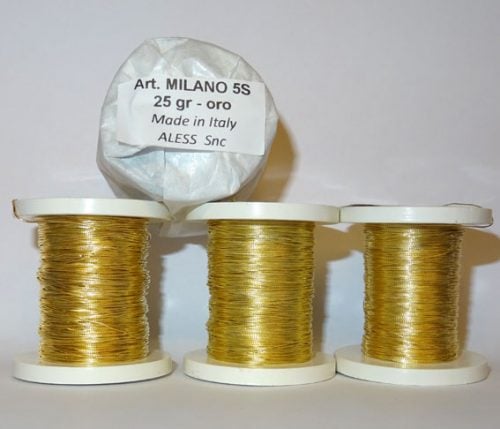 MILANO oro fino 990-CORDONETTO LISCIO E LUCIDO-GR 25 MISURA 4S-5S-6S-7S