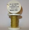 Napoli mezzo fino verniciato base rame-cordoncino-oro gr5 misura 4s