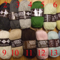 Alpaca fine, 100% alpaca baby, ferri n°3