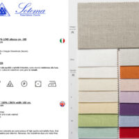 Lino colorato 20l (15x15 fili) sotema, pezzi gia' tagliati varie misure come da indicazione