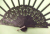 Struttura ventaglio nacarina nera stellina cm 44 - immagine 4