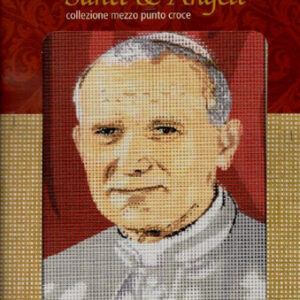 Canovaccio penelope 4 pt/cm stampato con rose