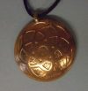 Calamita per telaio ricamo in bronzo dorato cm 3,5