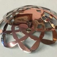 Calamita per telaio ricamo in acciaio chirurgico cm 3,9