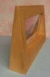 Cornice portafoto triangolo legno chiaro mascagni 24 x 9 - immagine 2
