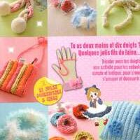 Je tricote avec les doigts