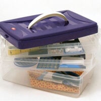 Scatola portalavoro prym 612403 componibile in plastica