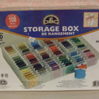 Scatola portafarfalline in plastica dmc + 50 farfalline