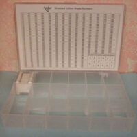 Scatola portafarfalline in plastica milward + 100 farfalline
