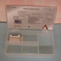 Scatola portafarfalline piccola in plastica milward + 25 farfalline
