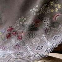 Delicate broderie hardanger, sadako totsuka
