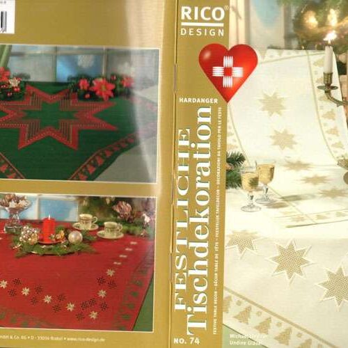 Hardanger decorazioni da tavolo per le feste, rico 74
