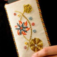 Raised embroidery, kelley aldridge