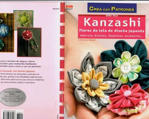 Kanzashi flores de tela