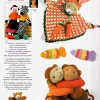Crochet les doudous de cendrine vol 2, autour du monde