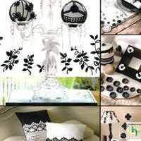 Crochet: noir et blanc, c'est tendence
