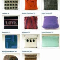 Crochet pillows with tunisian  traditional techniques
