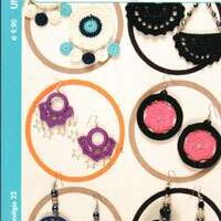 Jolly/orecchini all'uncinetto + bijoux aux crochet
