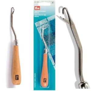 Telaio legno (faggio)con 196 fori e 16 perni per bloccaggio moduli granny