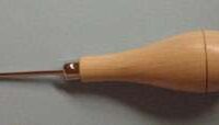 Uncinetto tambour per ricamo con lana cm 13