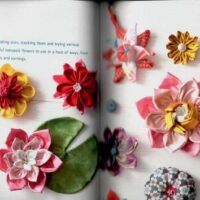 Japanese fabric flowers