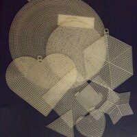 Telai in plastica per teneriffe, kit 9 pezzi