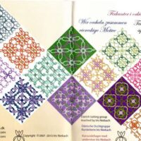 Jolly//tatting together square motifs