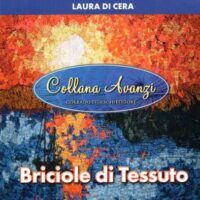 Briciole di tessuto, collana avanzi, laura di cera