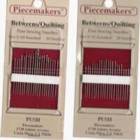 Aghi betweens/quilting misti 5/10 oppure  8/12, 20 aghi piecemakers