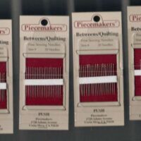 Aghi betweens/quilting n° 8-9-10-12, bustine 20 o 15 aghi piecemakers