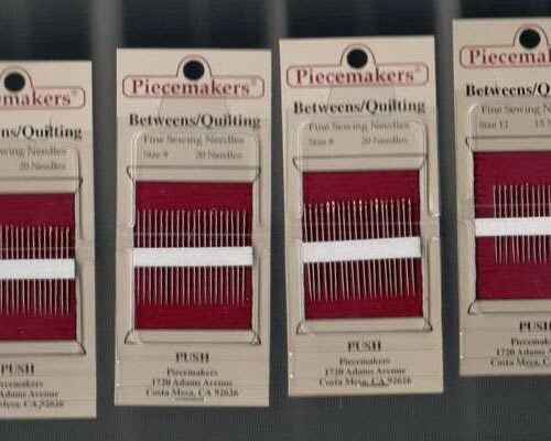 Aghi betweens/quilting n° 8-9-10-12, bustine 20 o 15 aghi piecemakers