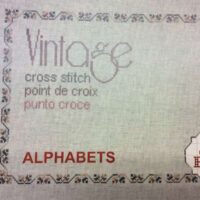 Vintage: alfabeti a punto croce