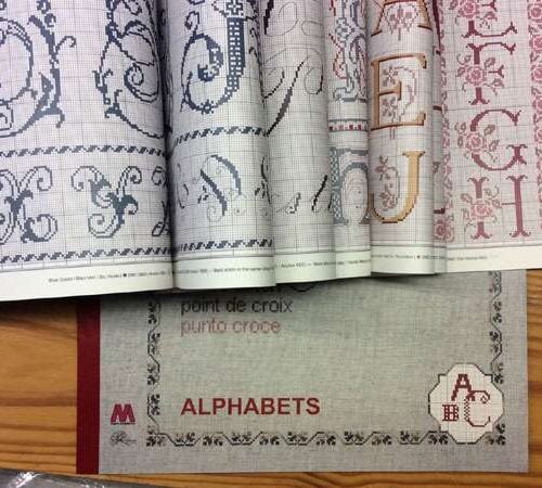 Vintage: alfabeti a punto croce