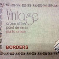 Vintage: bordure a punto croce