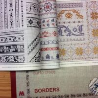 Vintage: bordure a punto croce
