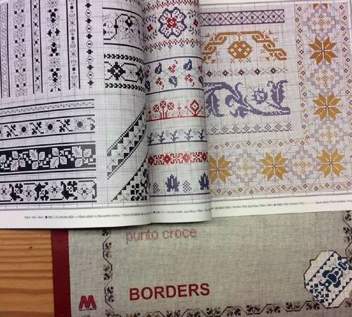 Vintage: bordure a punto croce