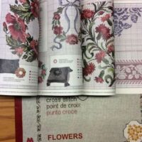 Vintage: fiori a punto croce