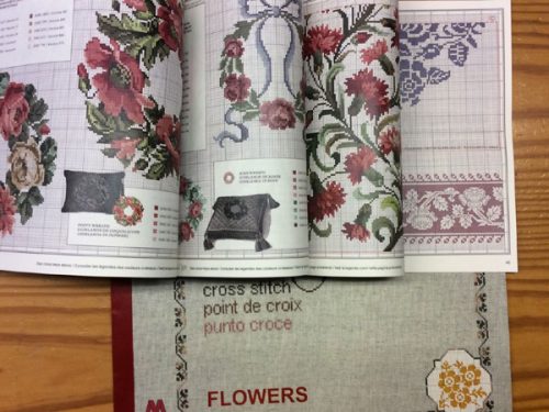 VINTAGE: FIORI A PUNTO CROCE