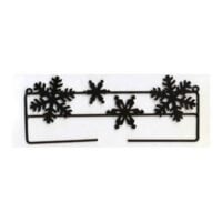 Supporto metallo fiocchi di neve x bordi da cm 21