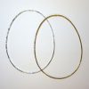 Uovo metallo cm 6 x 8 spessore 1,3, argento o oro