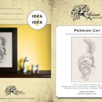 Persian cat, aijsai designs