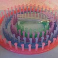Knitting ring set, round loom stafil