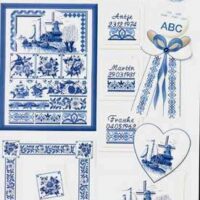Lindner's  kreuzstiche  n°048  klassic blau